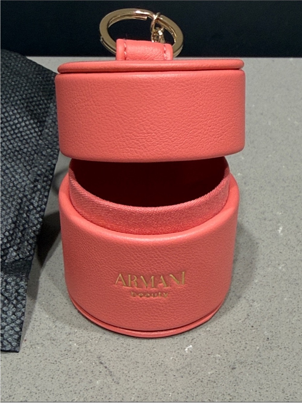 Giorgio Armani Coral  Key Chain for Armani Blush. New/unused